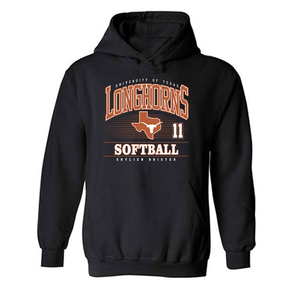 Texas - NCAA Softball : Shylien Brister - Classic Fashion Shersey Hooded Sweatshirt-0