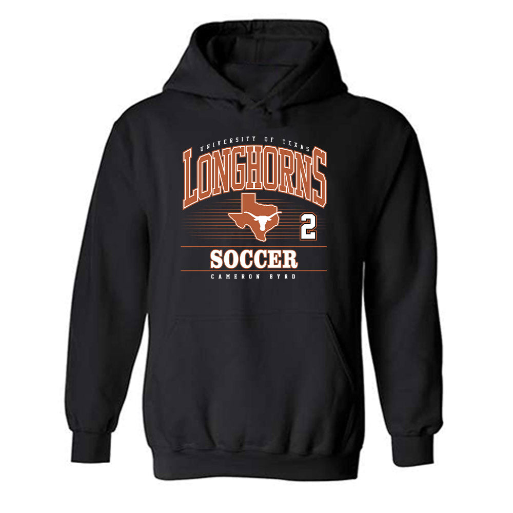 Texas - NCAA Women's Soccer : Cameron Byrd - Classic Fashion Shersey Hooded Sweatshirt-0