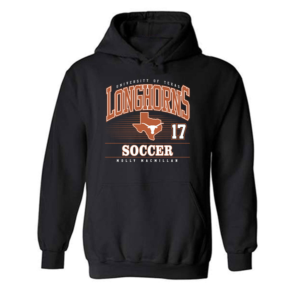 Texas - NCAA Women's Soccer : Molly MacMillan - Classic Fashion Shersey Hooded Sweatshirt-0