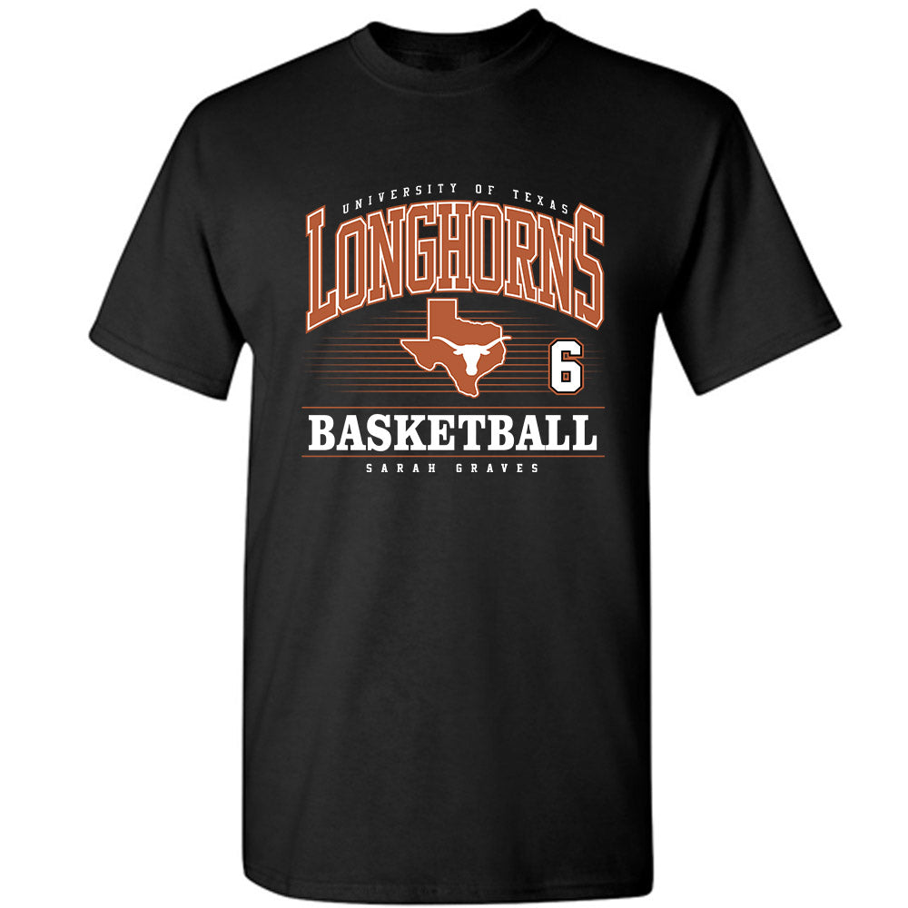 Texas - NCAA Women's Basketball : Sarah Graves - Classic Fashion Shersey T-Shirt-0
