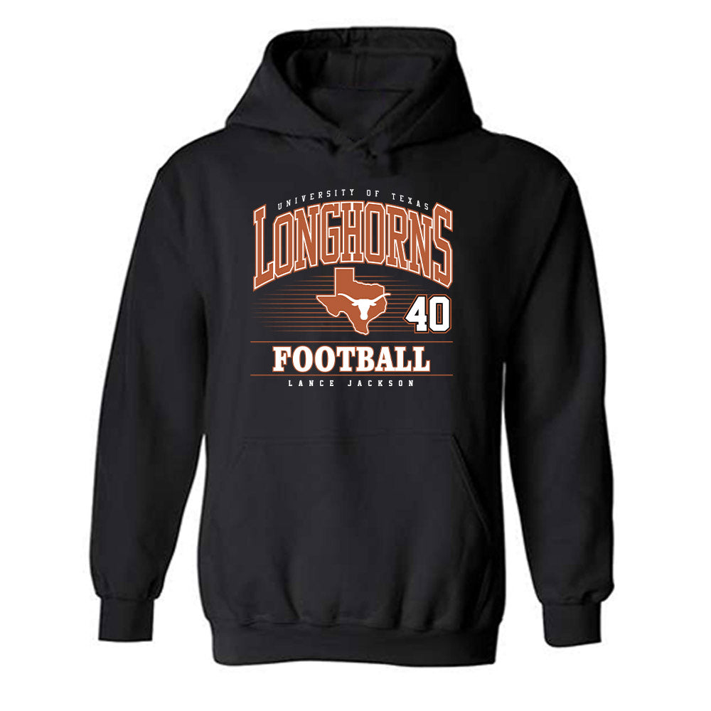 Texas - NCAA Football : Lance Jackson - Classic Fashion Shersey Hooded Sweatshirt-0