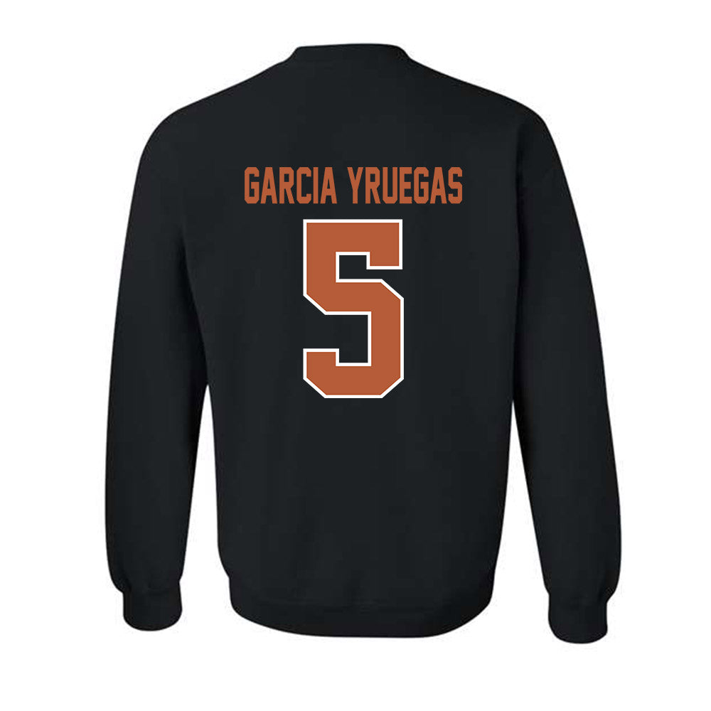 Texas - NCAA Baseball : Felix Garcia Yruegas - Sports Shersey Crewneck Sweatshirt-1