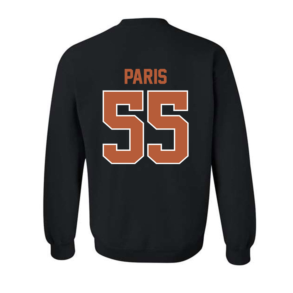 Texas - NCAA Baseball : Jack Paris - Sports Shersey Crewneck Sweatshirt-1