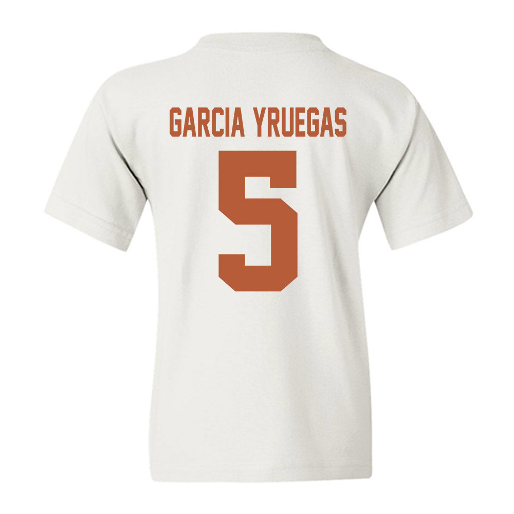 Texas - NCAA Baseball : Felix Garcia Yruegas - Sports Shersey Youth T-Shirt-1