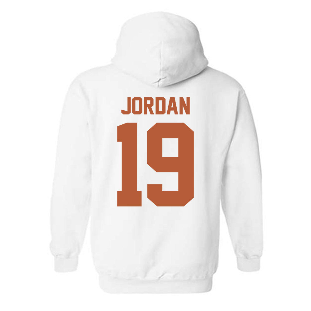 Texas - NCAA Baseball : Donovan Jordan - Sports Shersey Hooded Sweatshirt-1