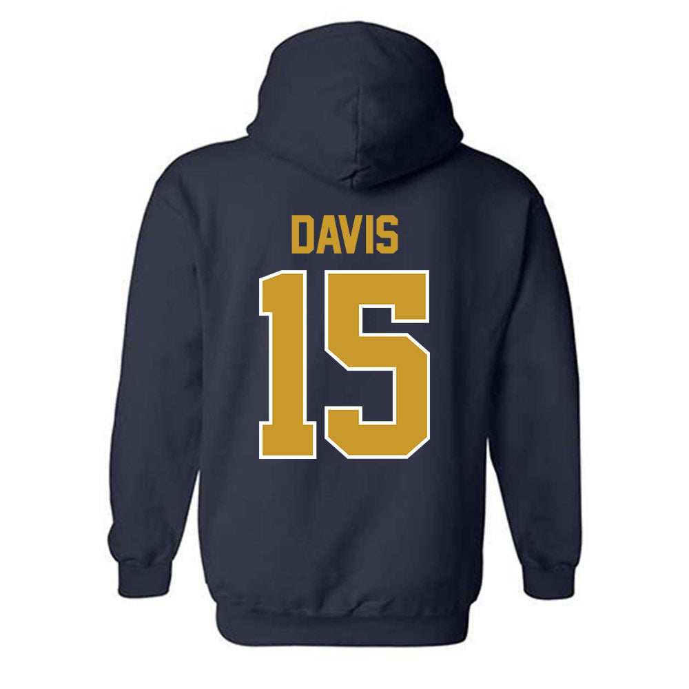 Notre Dame - NCAA Men's Lacrosse : Anderson Davis - Classic Shersey Hooded Sweatshirt-1