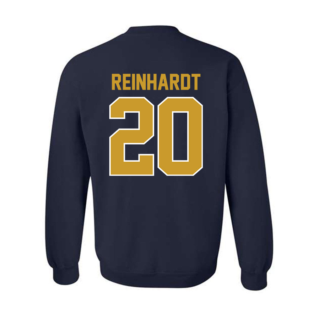 Notre Dame - NCAA Men's Lacrosse : Chris Reinhardt - Classic Shersey Crewneck Sweatshirt-1
