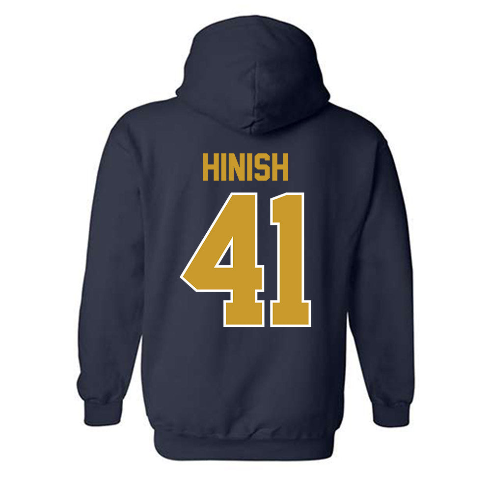 Notre Dame - NCAA Football : Donovan Hinish - Classic Shersey Hooded Sweatshirt-1