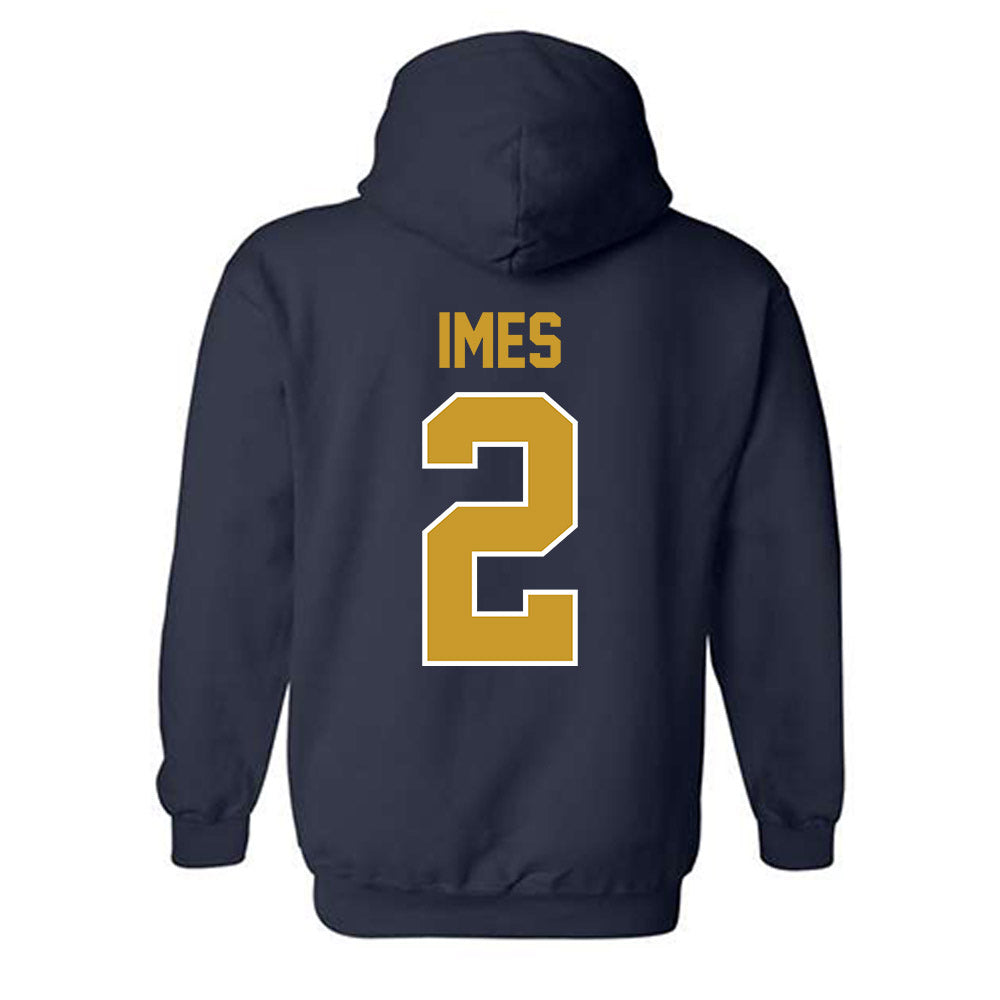 Notre Dame - NCAA Men's Basketball : Logan Imes - Classic Shersey Hooded Sweatshirt-1