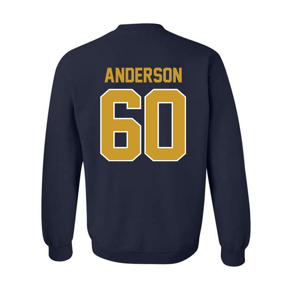 Notre Dame - NCAA Football : Max Anderson - Classic Shersey Crewneck Sweatshirt-1