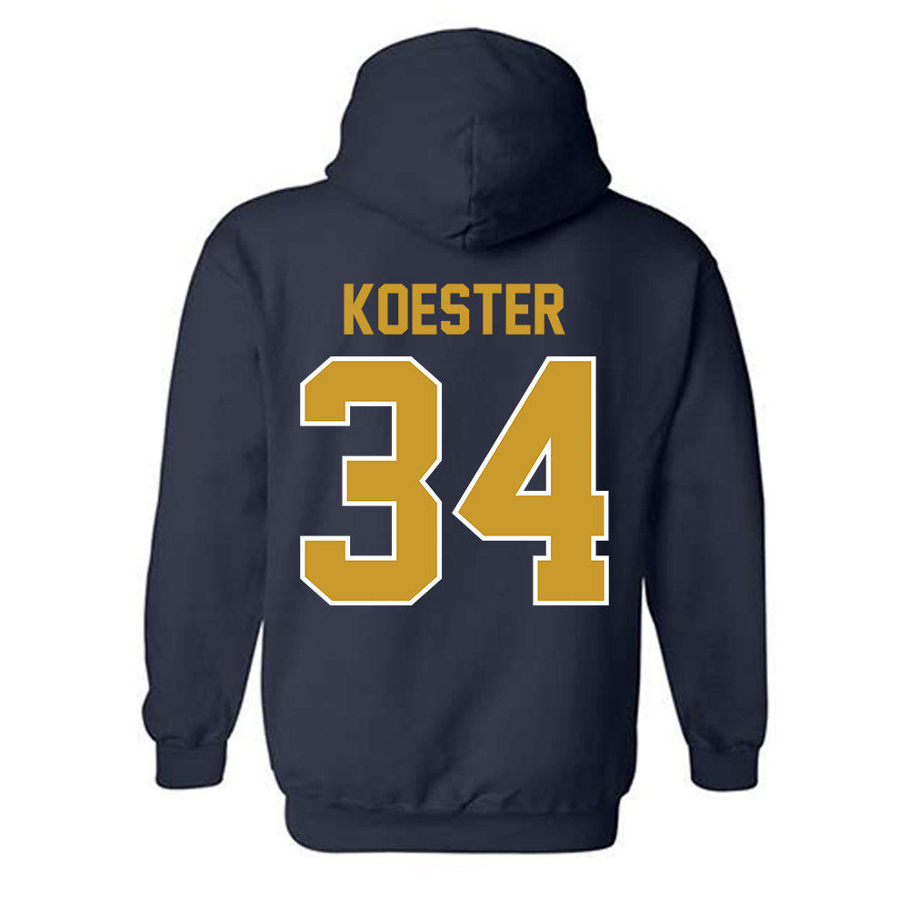 Notre Dame - NCAA Baseball : Brady Koester - Classic Shersey Hooded Sweatshirt-1