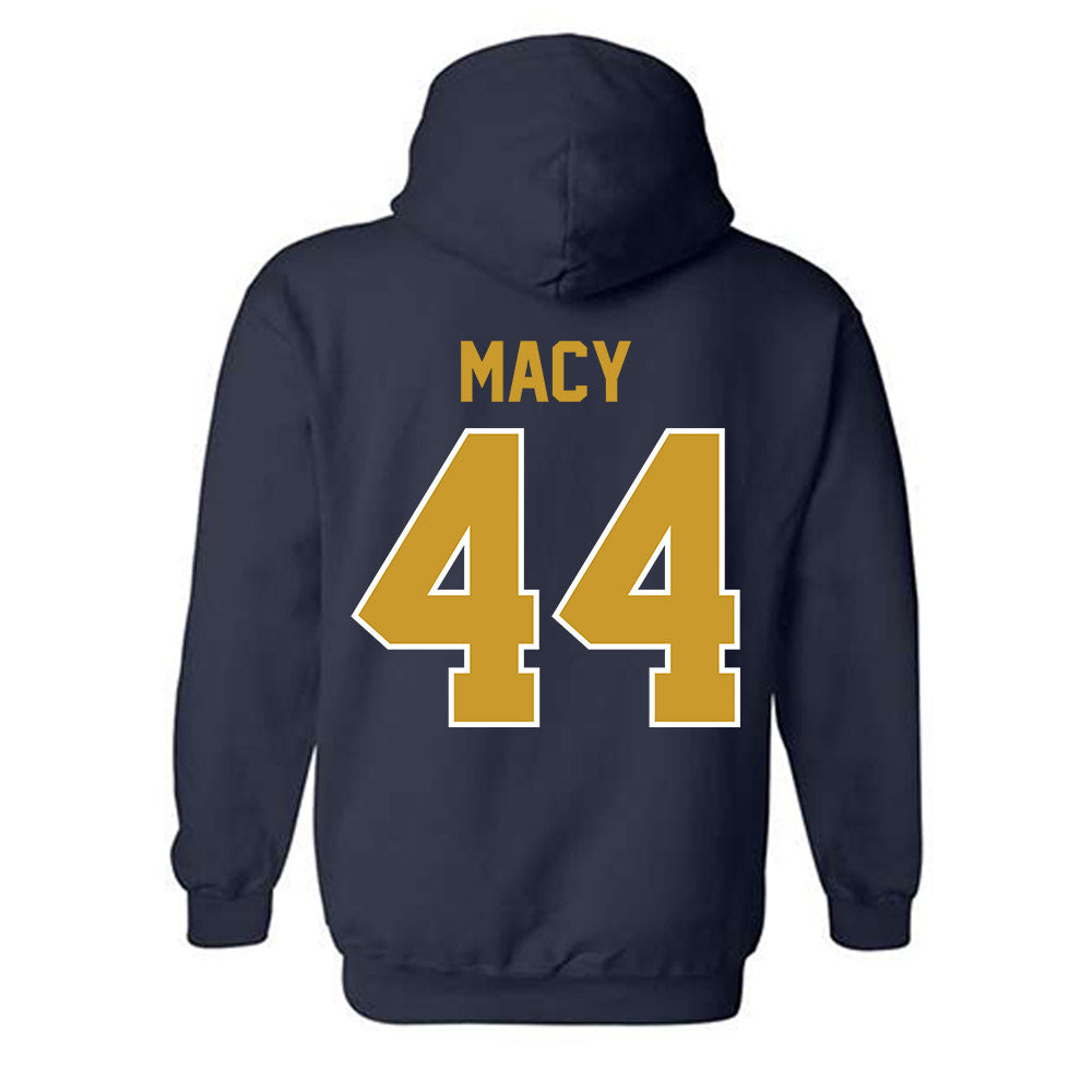 Notre Dame - NCAA Women's Basketball : Leah Macy - Classic Shersey Hooded Sweatshirt-1
