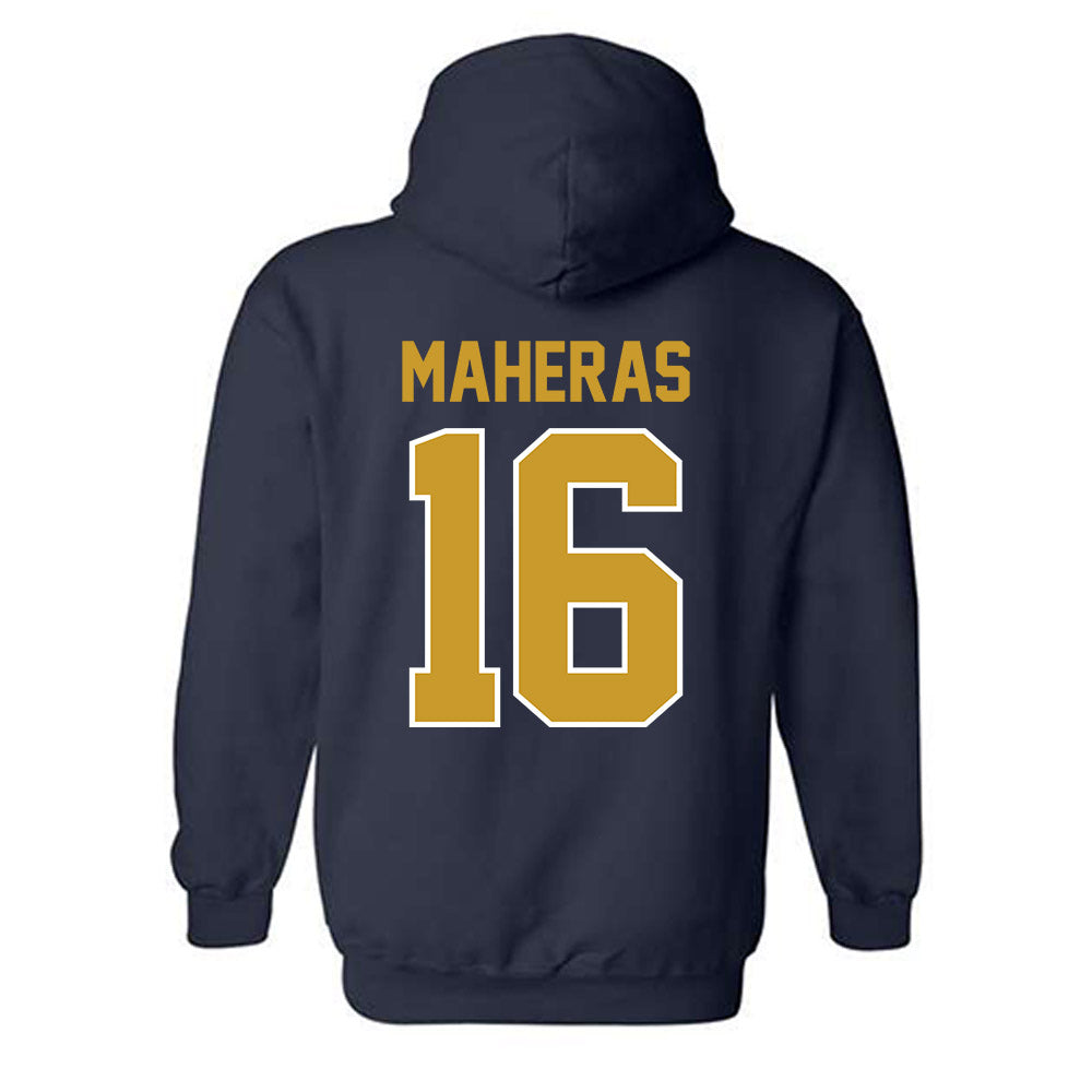 Notre Dame - NCAA Men's Lacrosse : Will Maheras - Classic Shersey Hooded Sweatshirt-1