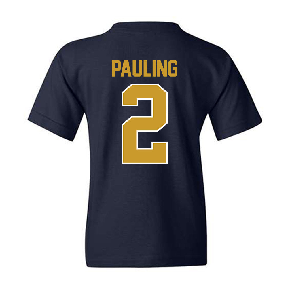 Notre Dame - NCAA Football : William Pauling - Classic Shersey Youth T-Shirt-1