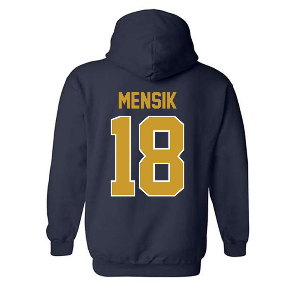 Notre Dame - NCAA Women's Soccer : Berkley Mensik - Classic Shersey Hooded Sweatshirt-1