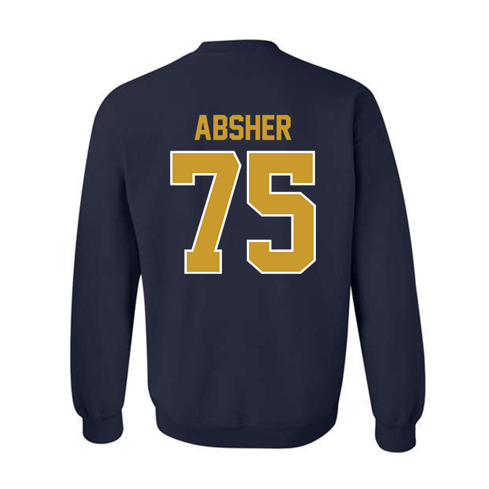 Notre Dame - NCAA Football : Sullivan Absher - Classic Shersey Crewneck Sweatshirt-1