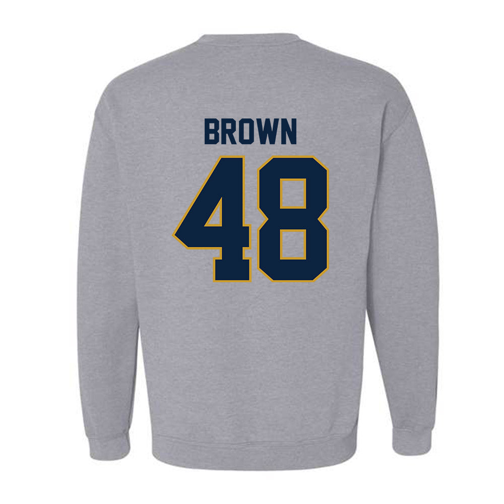 Notre Dame - NCAA Football : Mick Brown - Classic Shersey Crewneck Sweatshirt-1