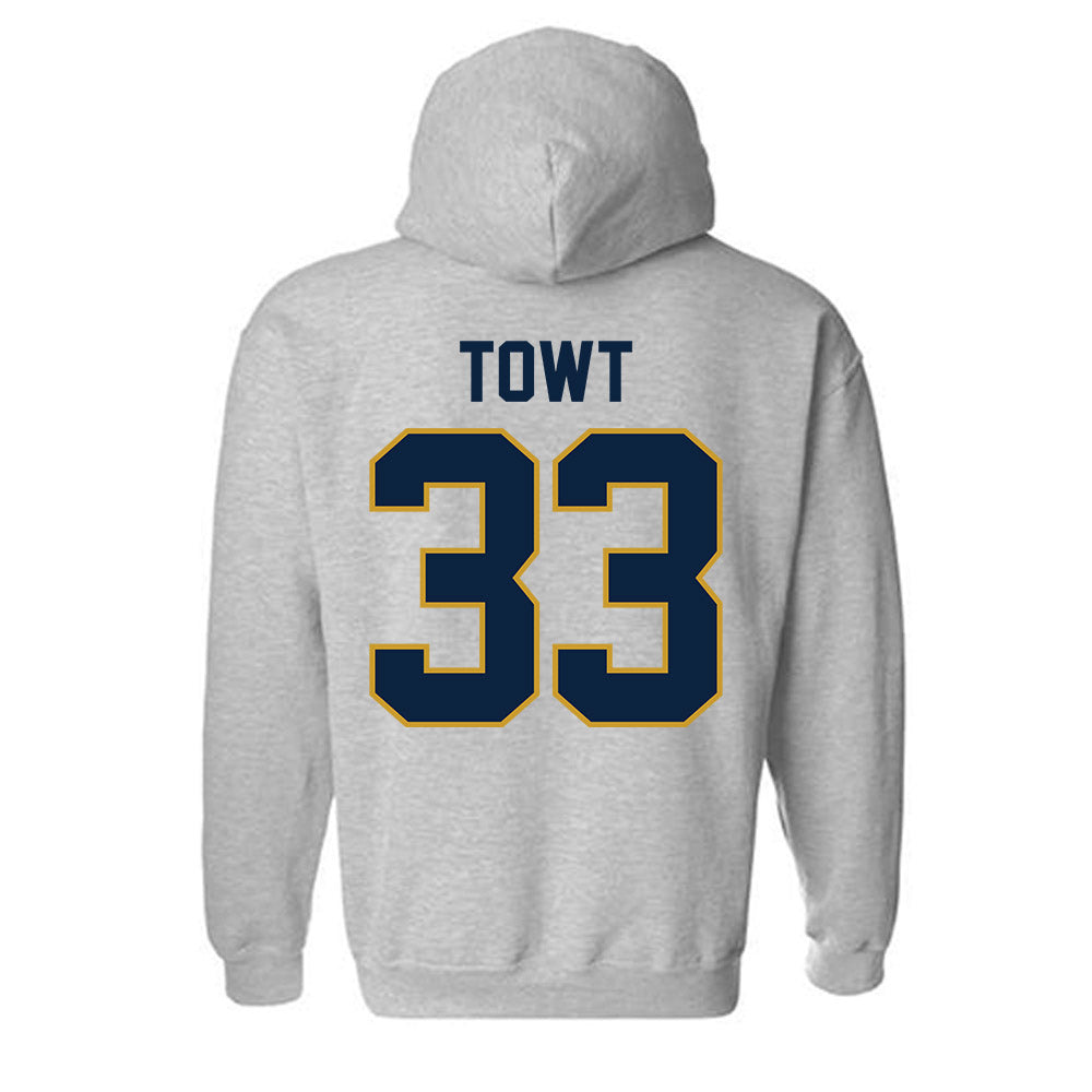 Notre Dame - NCAA Men's Basketball : Carson Towt - Classic Shersey Hooded Sweatshirt-3