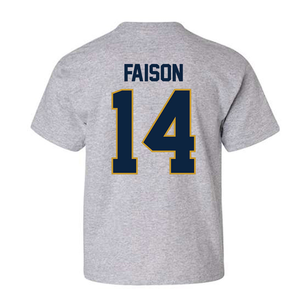 Notre Dame - NCAA Men's Lacrosse : Jordan Faison - Classic Shersey Youth T-Shirt-1
