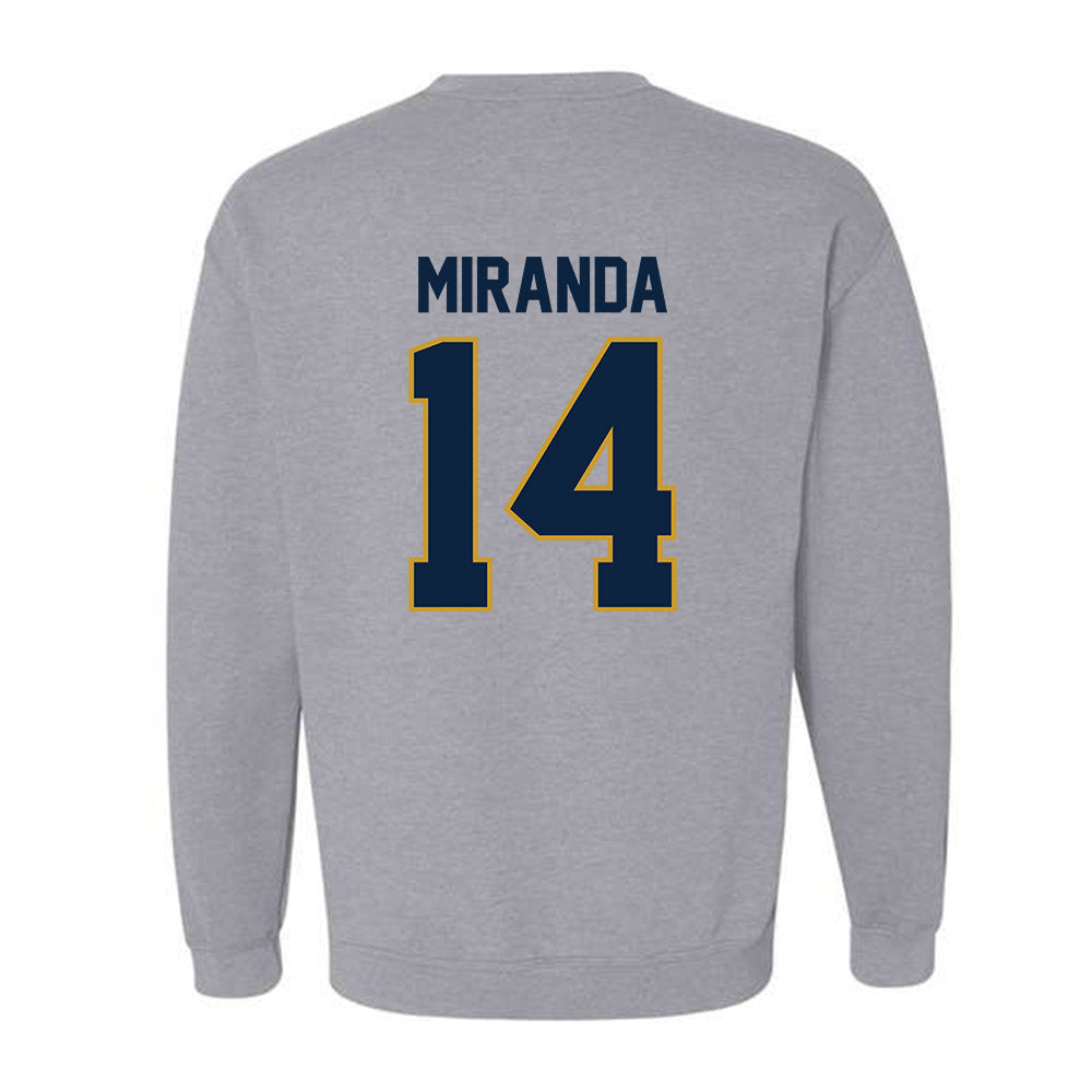 Notre Dame - NCAA Baseball : Shane Miranda - Classic Shersey Crewneck Sweatshirt-1