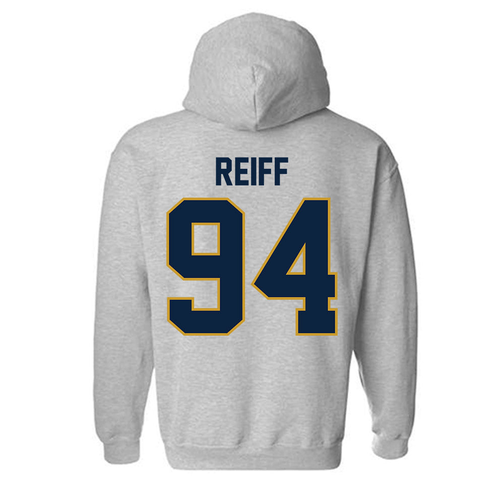 Notre Dame - NCAA Football : Joseph Reiff - Classic Shersey Hooded Sweatshirt-3