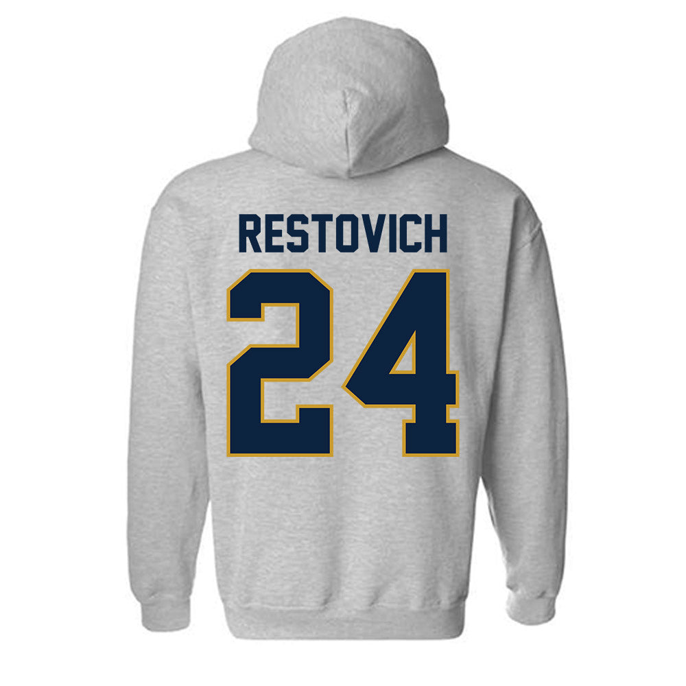Notre Dame - NCAA Women's Soccer : Grace Restovich - Classic Shersey Hooded Sweatshirt