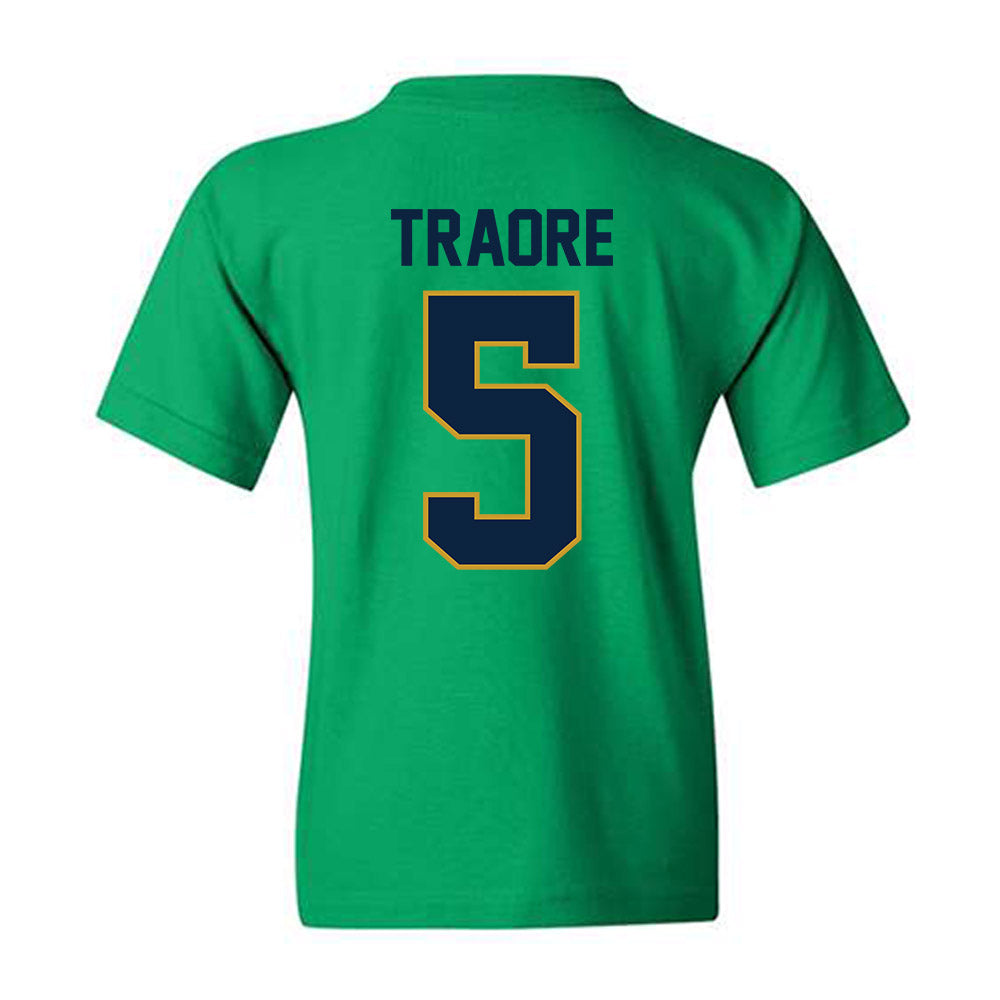 Notre Dame - NCAA Football : Boubacar Traore - Classic Shersey Youth T-Shirt-1