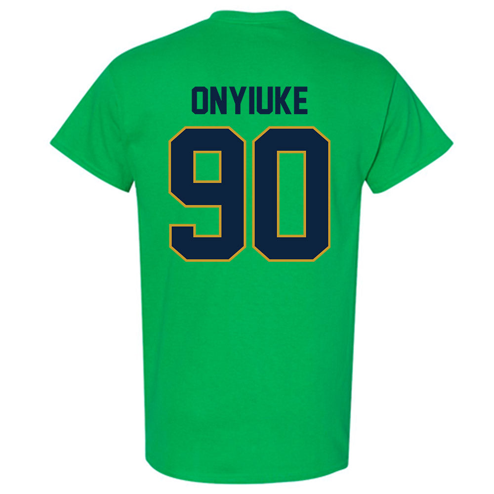 Notre Dame - NCAA Football : Kobi Onyiuke - Classic Shersey T-Shirt-1