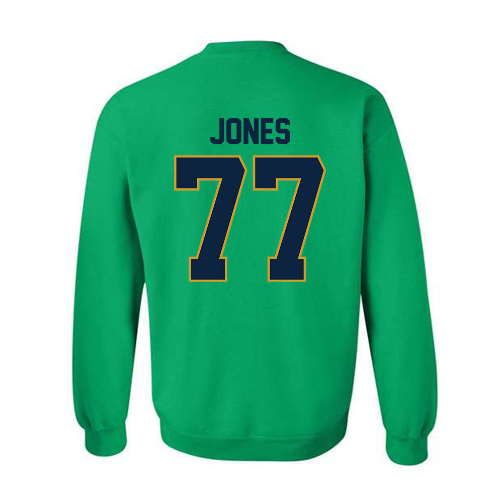Notre Dame - NCAA Football : Peter Jones - Classic Shersey Crewneck Sweatshirt-1