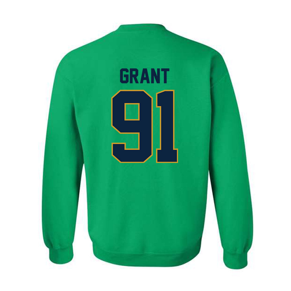 Notre Dame - NCAA Men's Lacrosse : Griffin Grant - Classic Shersey Crewneck Sweatshirt-1