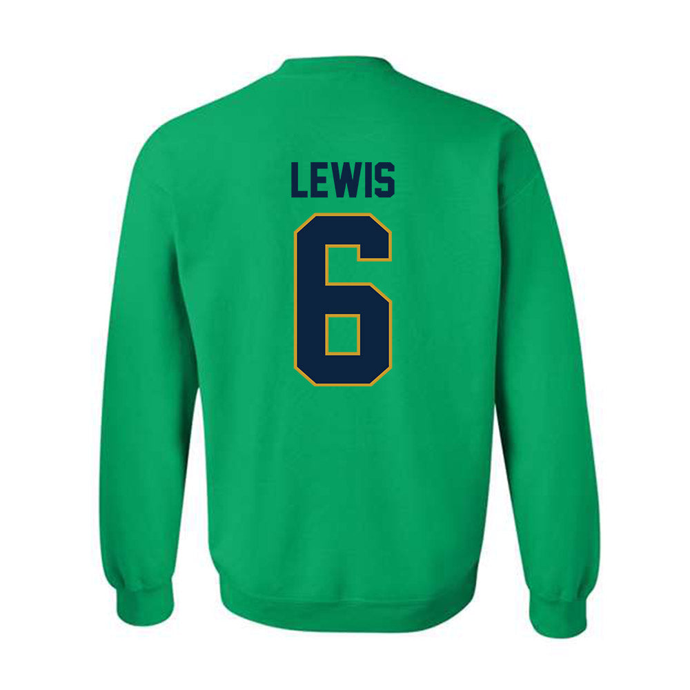 Notre Dame - NCAA Men's Soccer : Wyatt Lewis - Classic Shersey Crewneck Sweatshirt-1