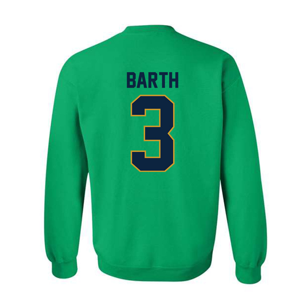 Notre Dame - NCAA Baseball : Mason Barth - Classic Shersey Crewneck Sweatshirt-1