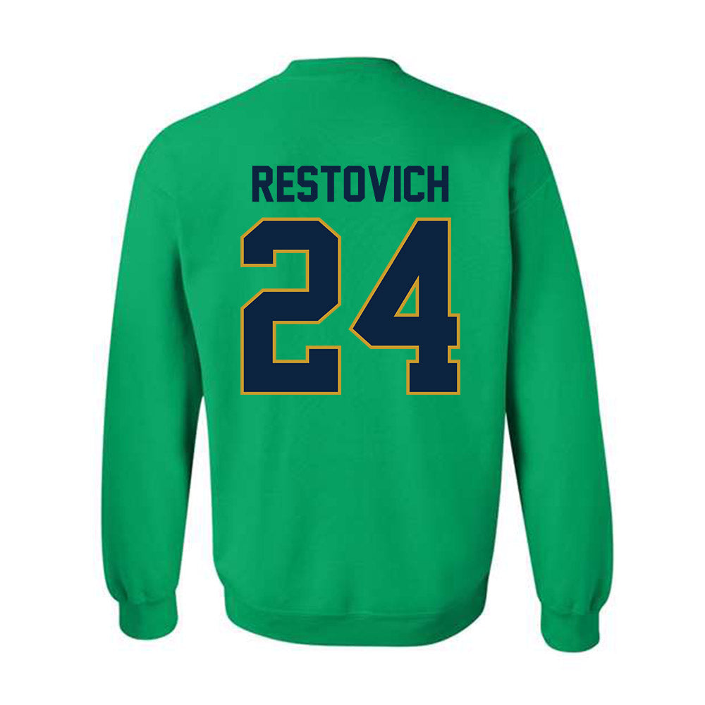 Notre Dame - NCAA Women's Soccer : Grace Restovich - Classic Shersey Crewneck Sweatshirt