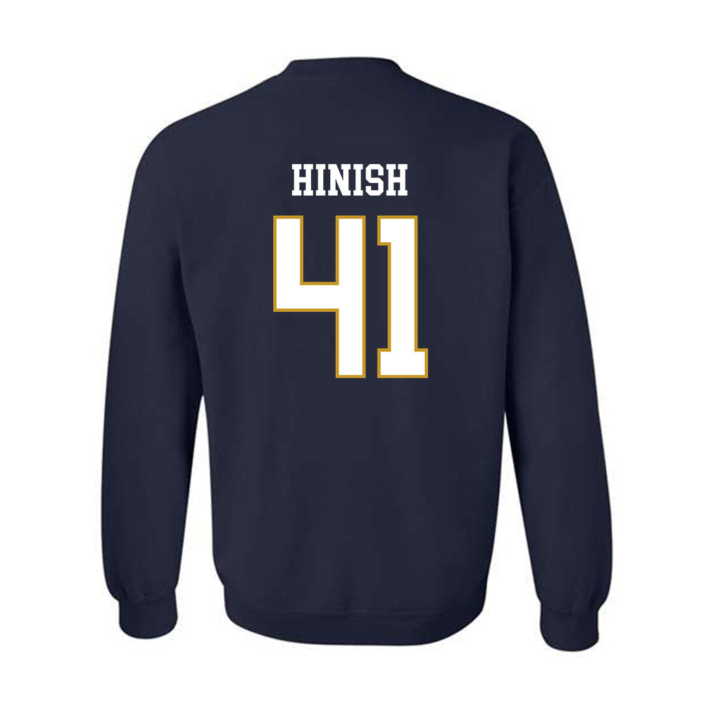 Notre Dame - NCAA Football : Donovan Hinish - Classic Fashion Shersey Crewneck Sweatshirt-1