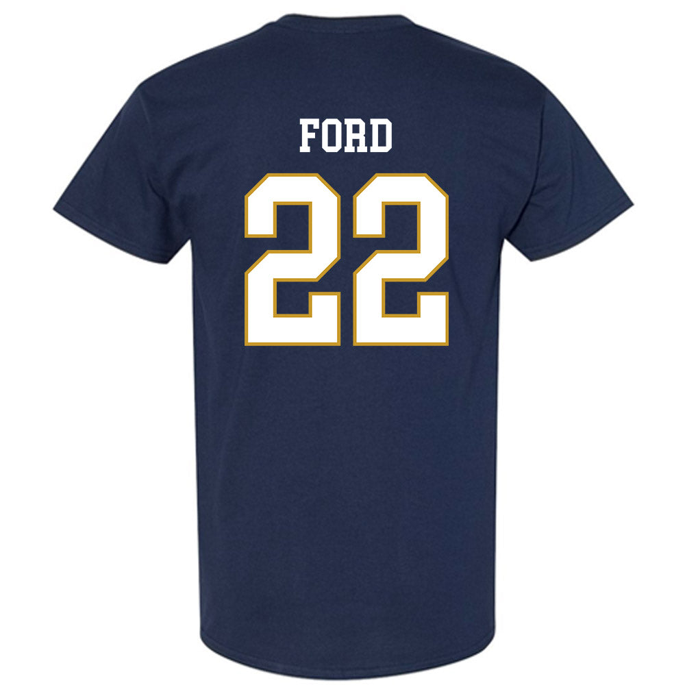 Notre Dame - NCAA Football : Devyn Ford - Classic Fashion Shersey T-Shirt-1