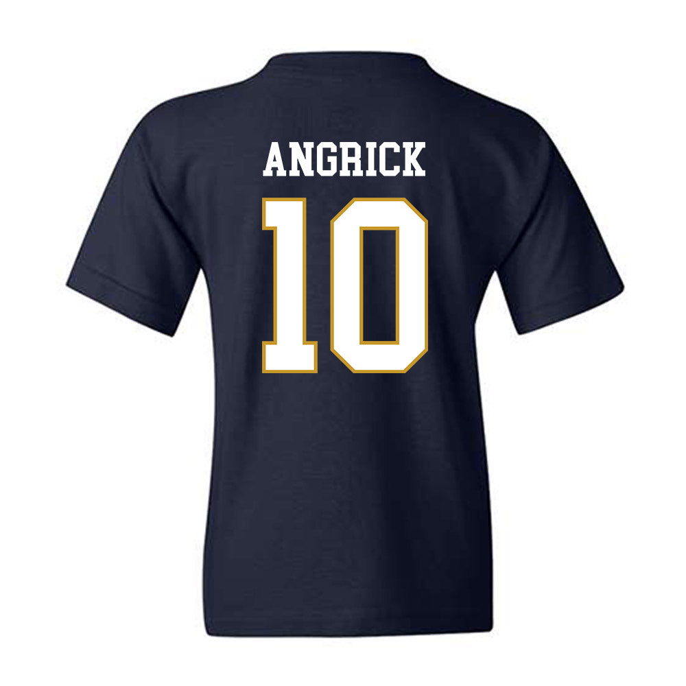 Notre Dame - NCAA Men's Lacrosse : Will Angrick - Classic Fashion Shersey Youth T-Shirt-1