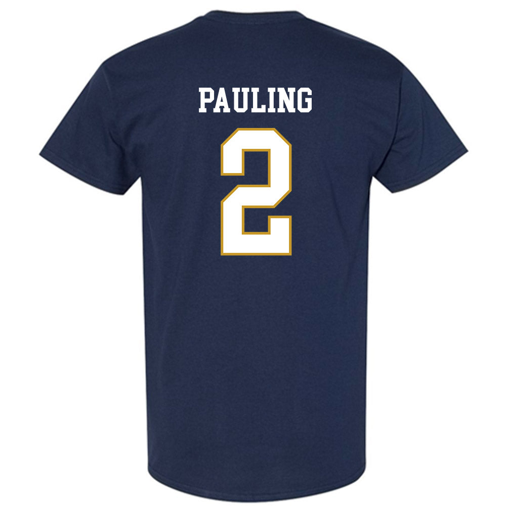 Notre Dame - NCAA Football : William Pauling - Classic Fashion Shersey T-Shirt-1