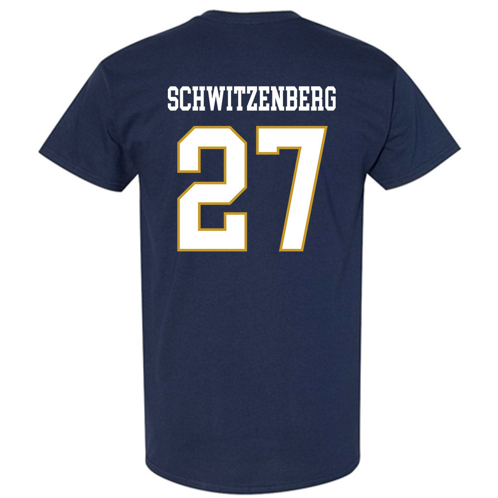 Notre Dame - NCAA Men's Lacrosse : Nate Schwitzenberg - Classic Fashion Shersey T-Shirt-1