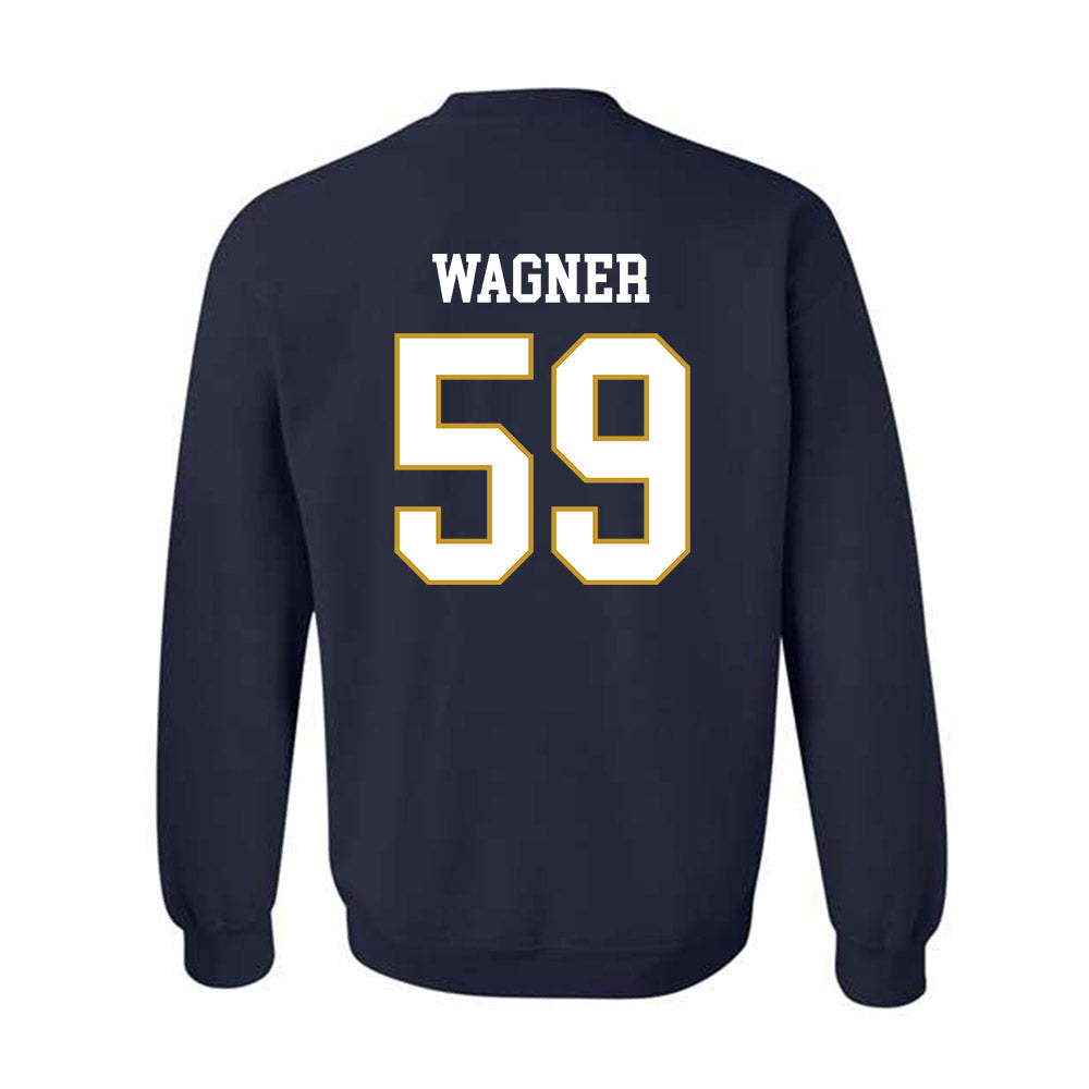 Notre Dame - NCAA Football : Aamil Wagner - Classic Fashion Shersey Crewneck Sweatshirt-1