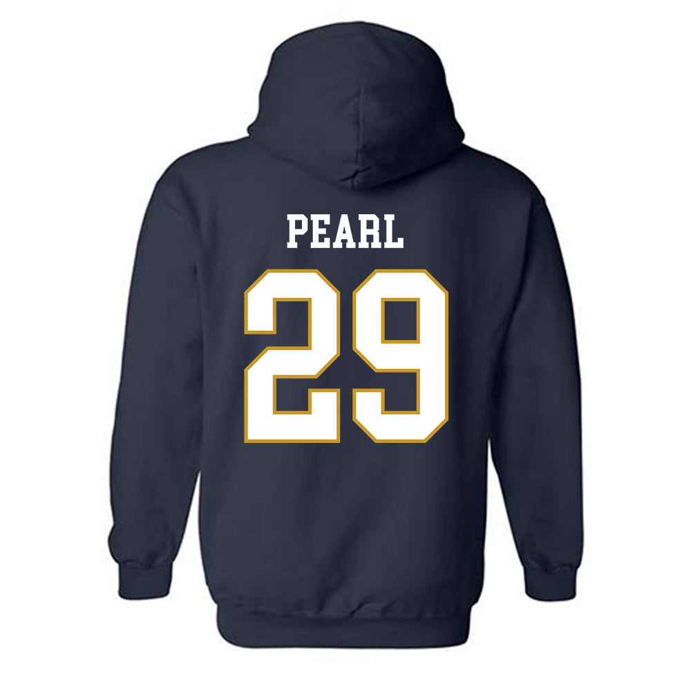 Notre Dame - NCAA Women's Soccer : Rowan Pearl - Classic Fashion Shersey Hooded Sweatshirt-1