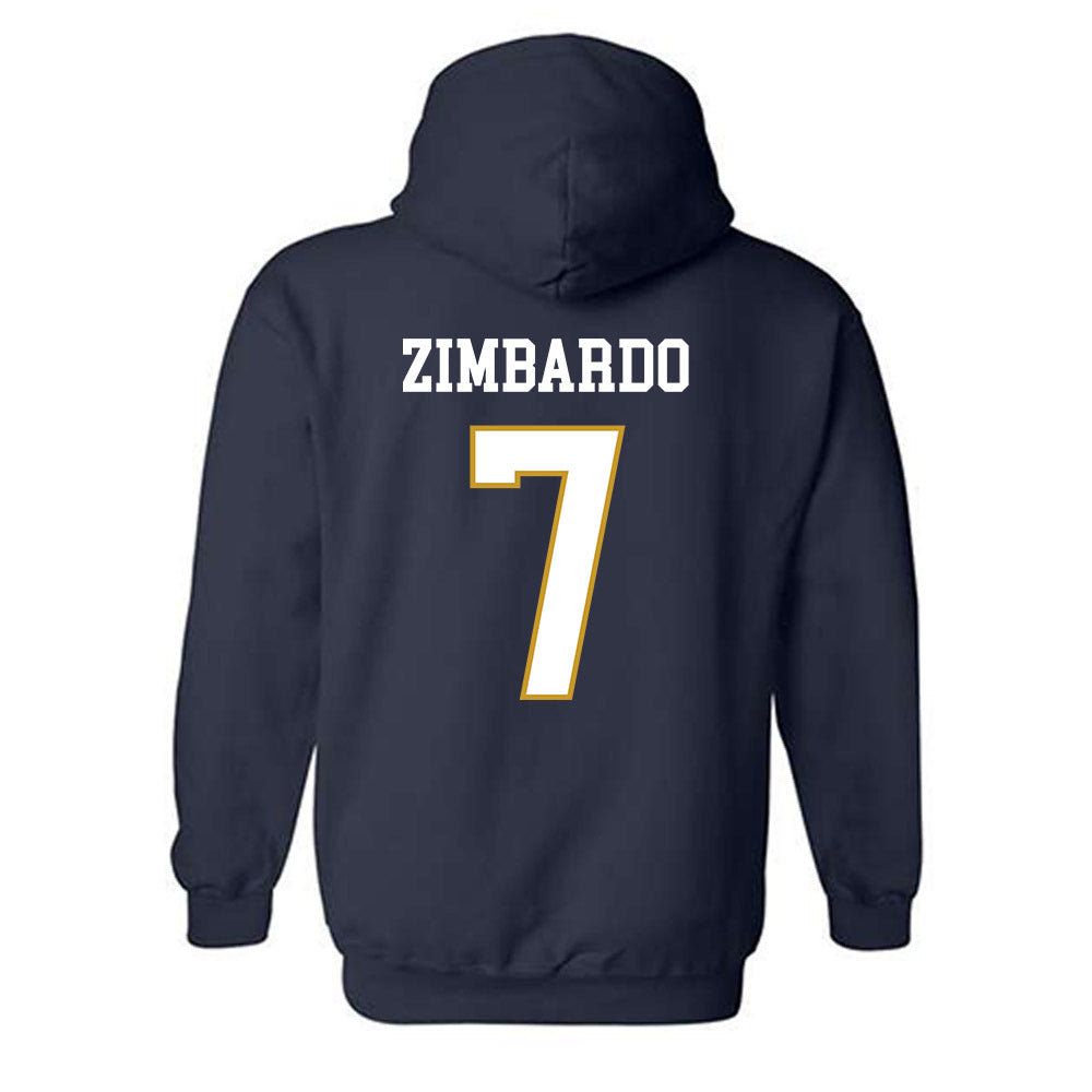 Notre Dame - NCAA Baseball : Jared Zimbardo - Classic Fashion Shersey Hooded Sweatshirt