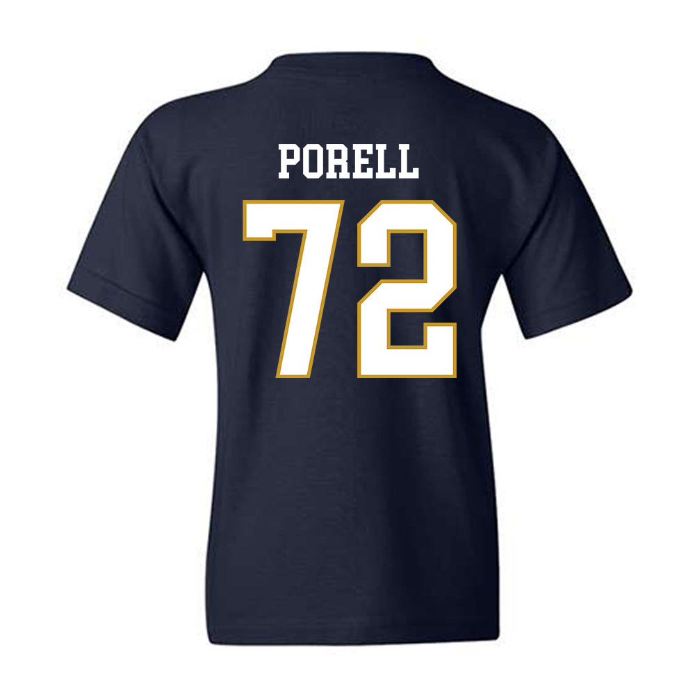 Notre Dame - NCAA Men's Lacrosse : Thomas Porell - Classic Fashion Shersey Youth T-Shirt-1