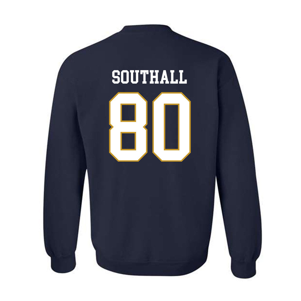 Notre Dame - NCAA Football : Xavier Southall - Classic Fashion Shersey Crewneck Sweatshirt-1