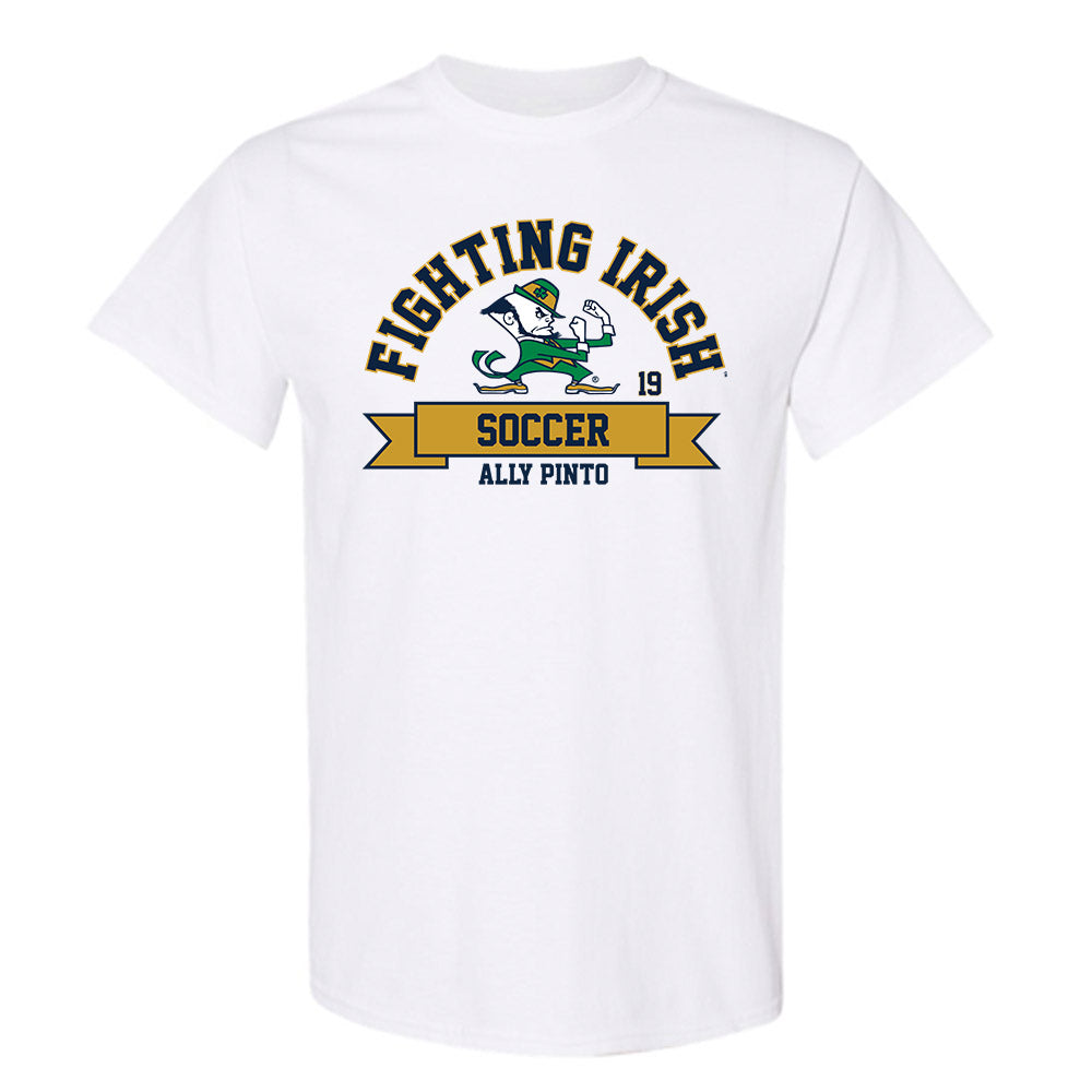 Notre Dame - NCAA Women's Soccer : Ally Pinto - Classic Fashion Shersey T-Shirt-0
