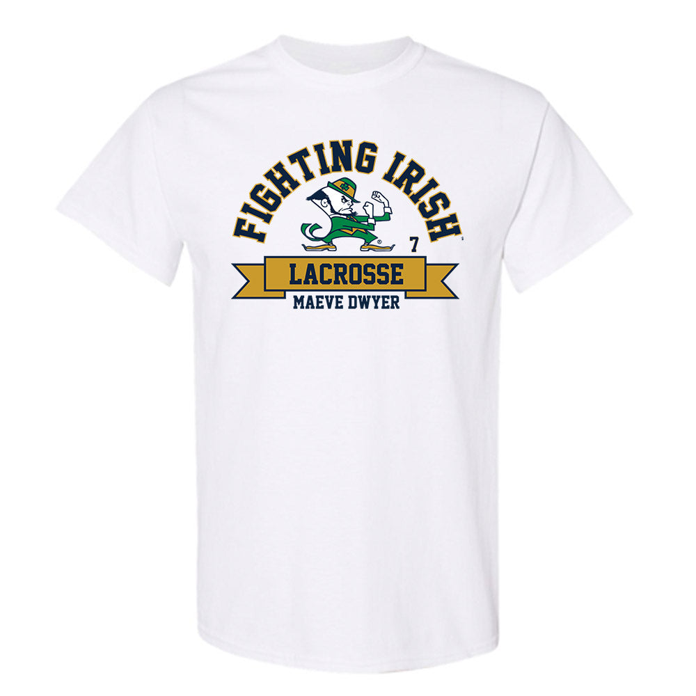 Notre Dame - NCAA Women's Lacrosse : Maeve Dwyer - Classic Fashion Shersey T-Shirt-0