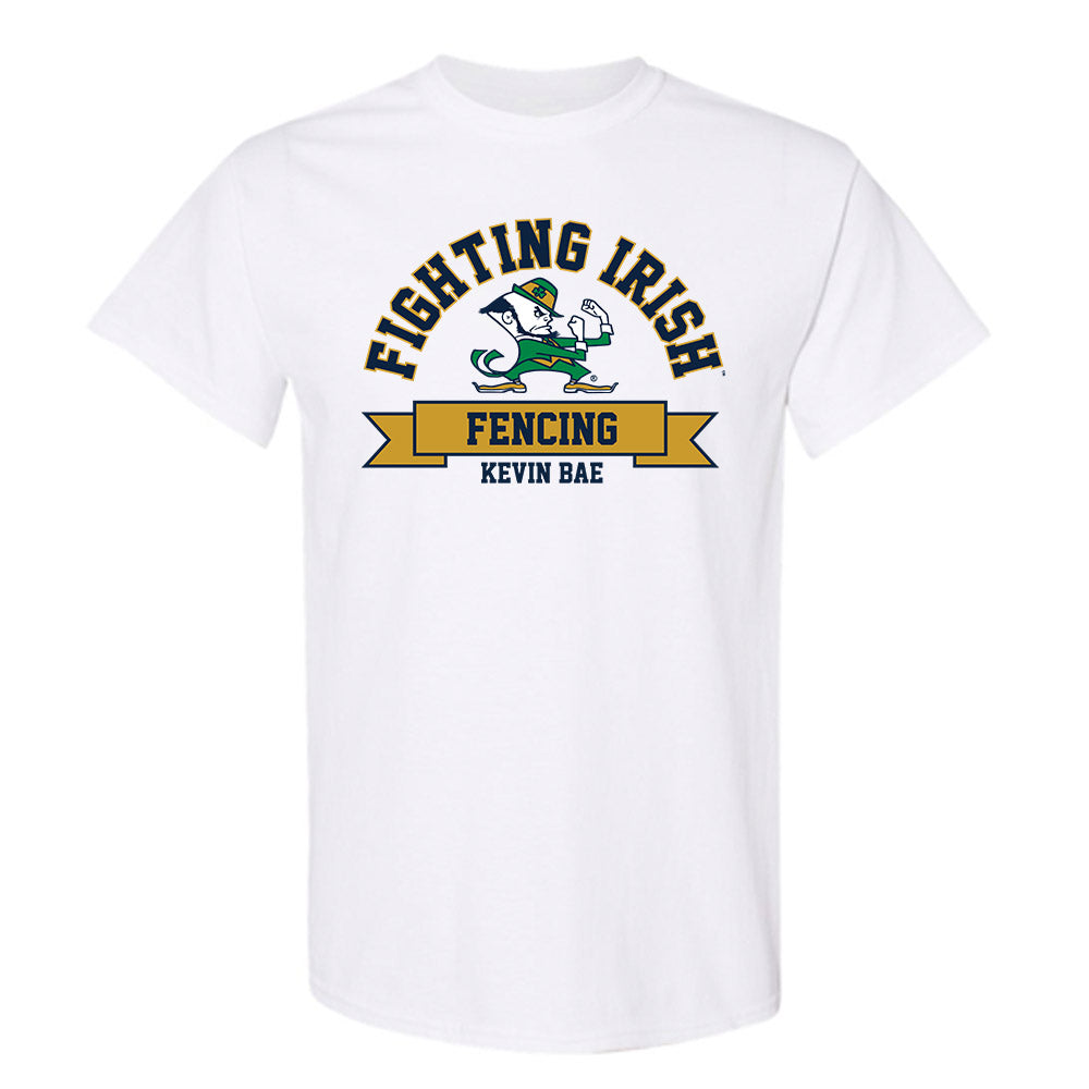 Notre Dame - NCAA Men's Fencing : Kevin Bae - Classic Fashion Shersey T-Shirt