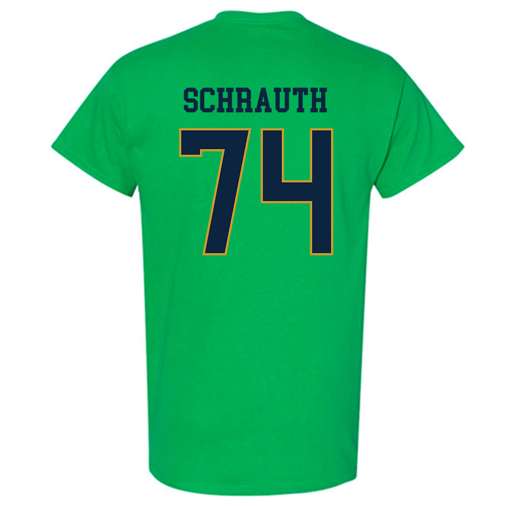 Notre Dame - NCAA Football : Billy Schrauth - Classic Fashion Shersey T-Shirt-1