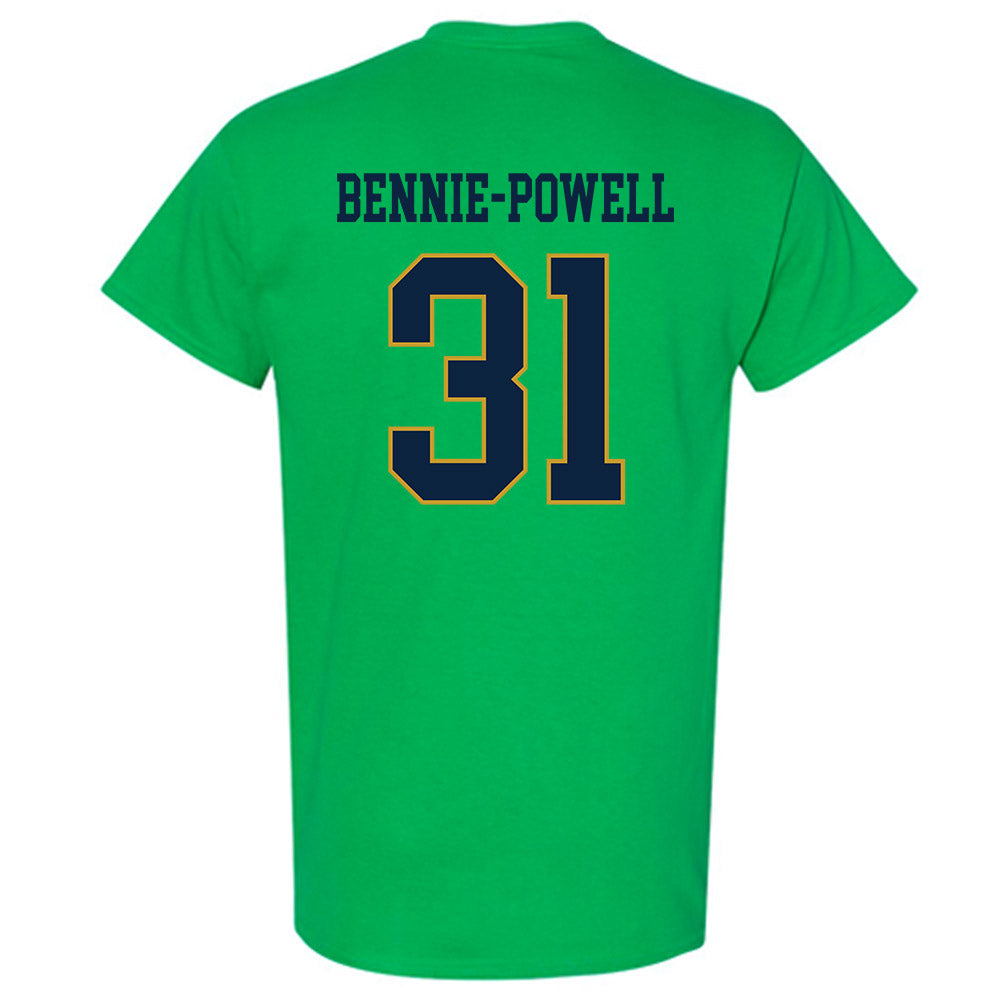 Notre Dame - NCAA Football : Taebron Bennie-Powell - Classic Fashion Shersey T-Shirt-1