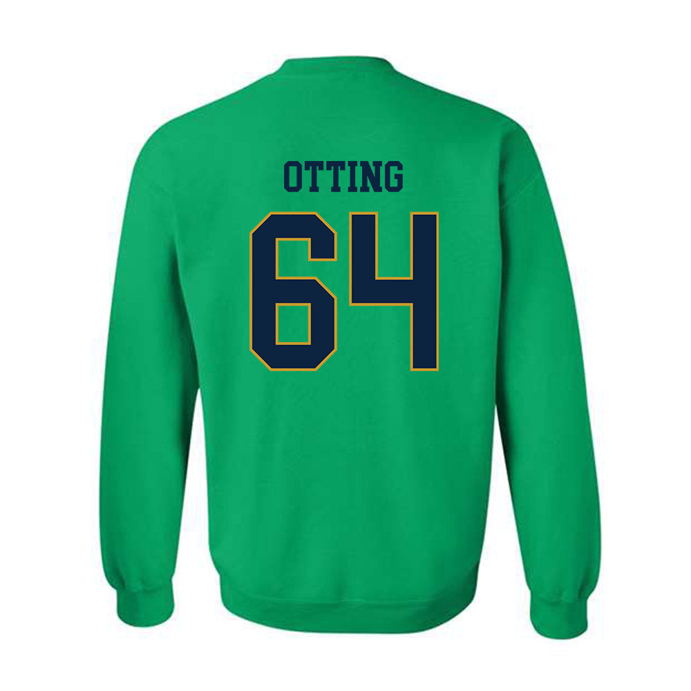 Notre Dame - NCAA Football : Joe Otting - Classic Fashion Shersey Crewneck Sweatshirt-1