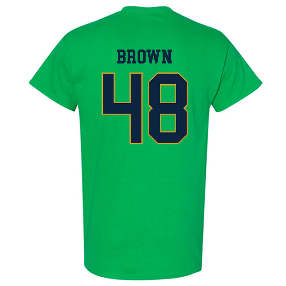 Notre Dame - NCAA Football : Mickey Brown - Classic Fashion Shersey T-Shirt